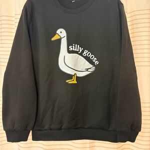 Black Silly Goose Sweater